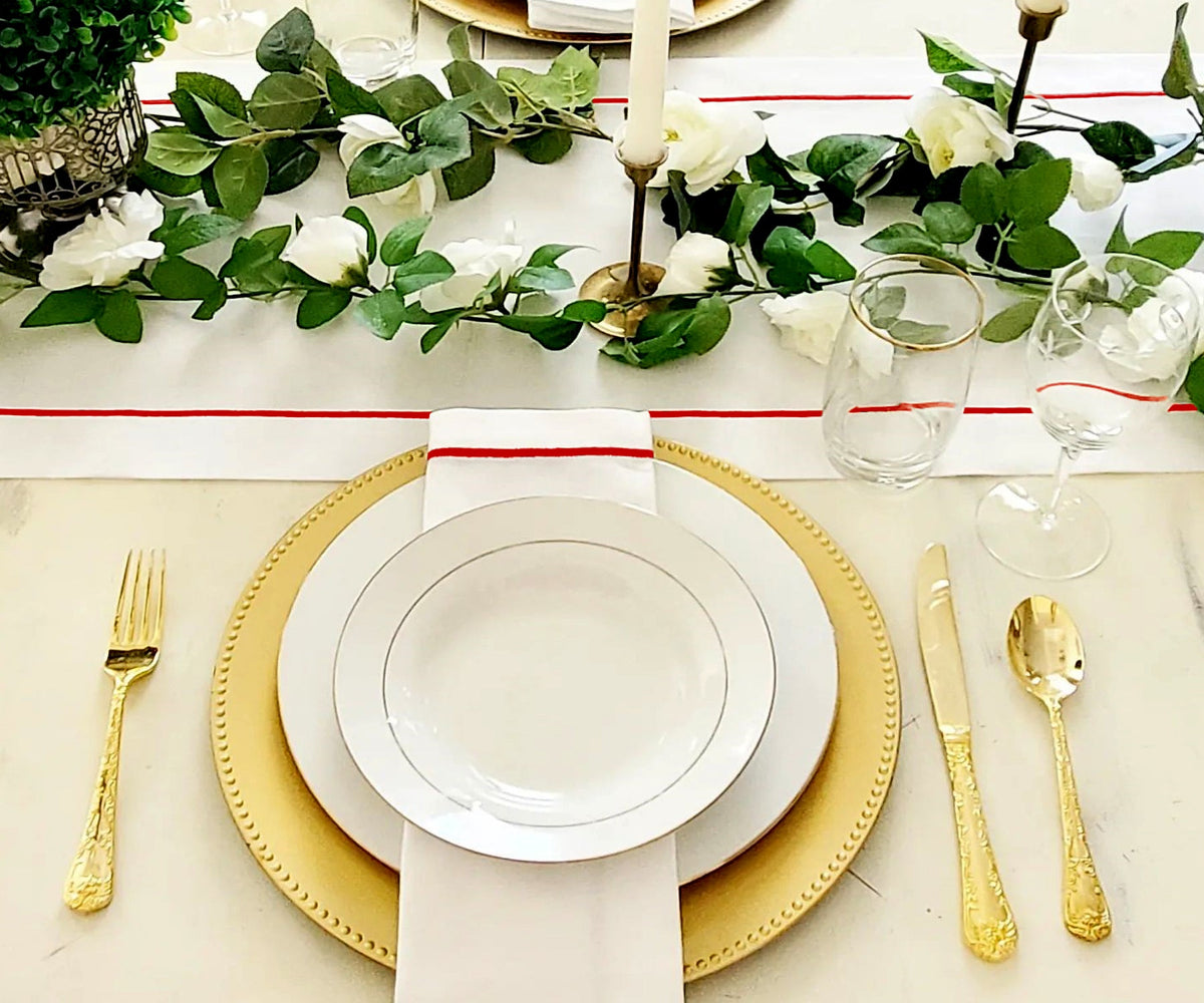 Cotton Table Runners - Embroidery Table Runner