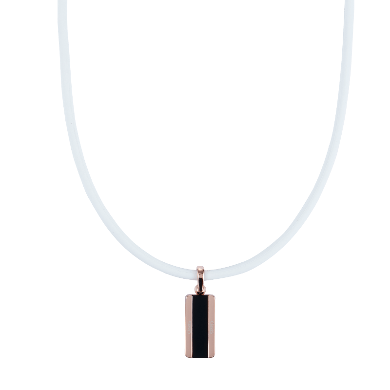 Hera Golf Necklace - White Rose Gold