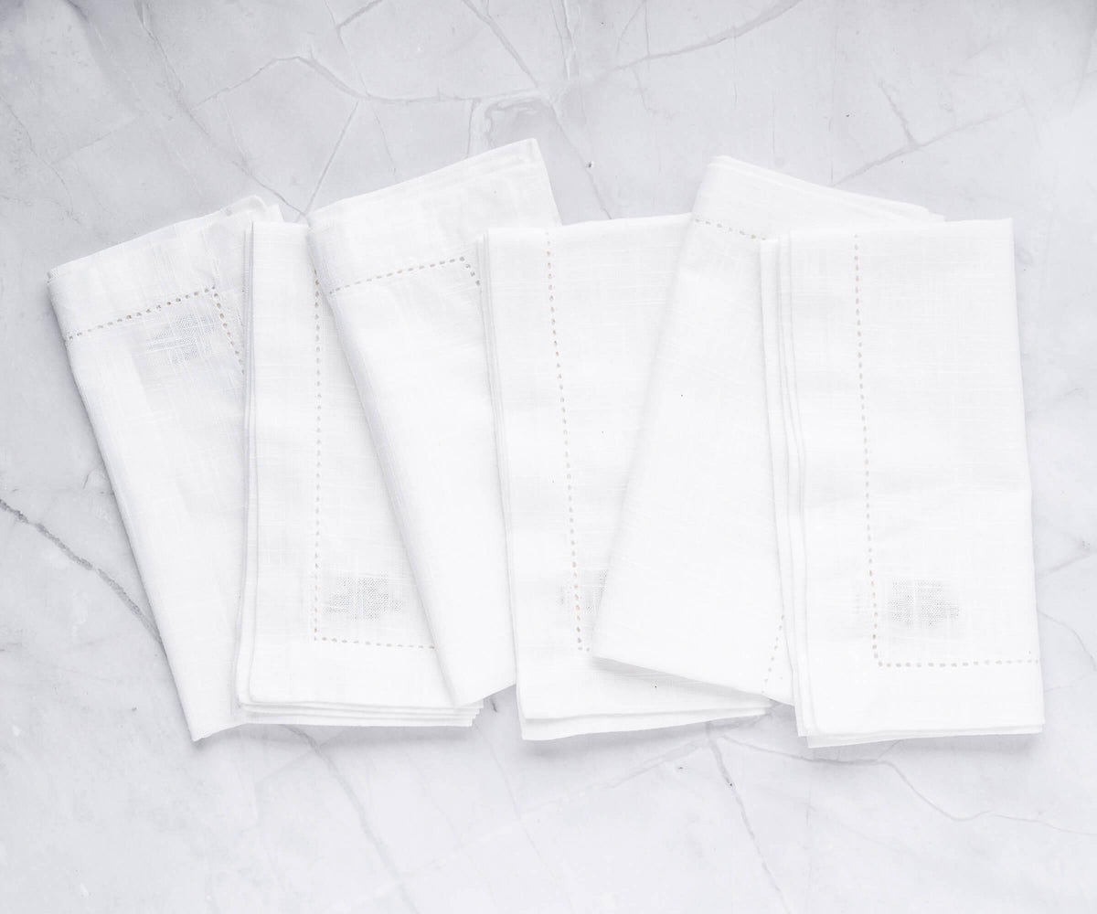 White Cotton Napkins