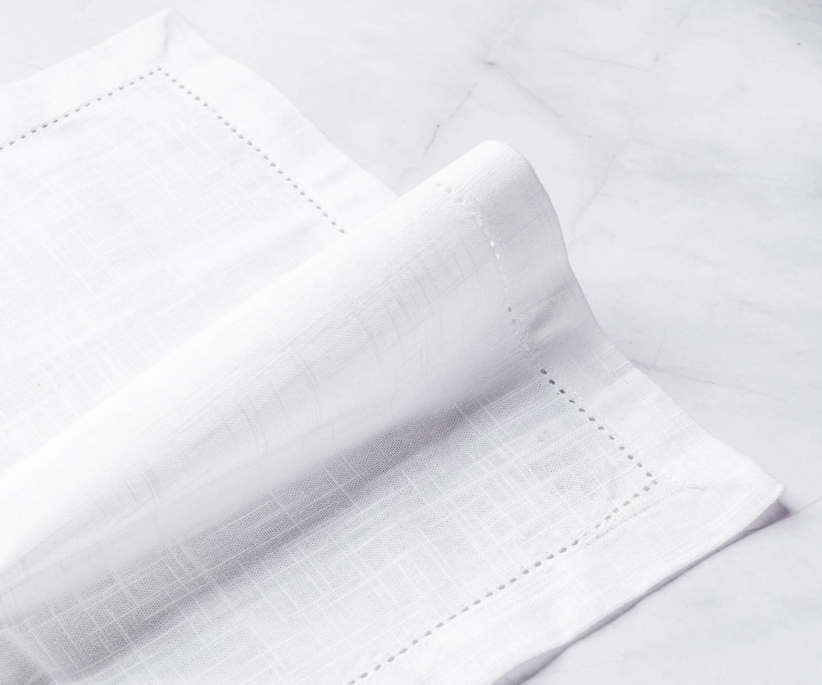 White Cotton Napkins