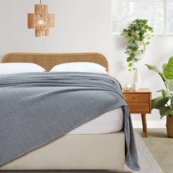 Herringbone Cotton Blanket