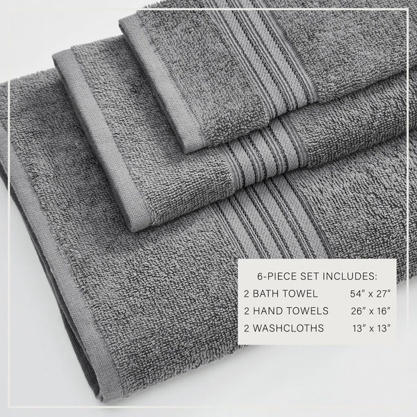 Cotton Terry Bath Towel Set - Cooper Collection