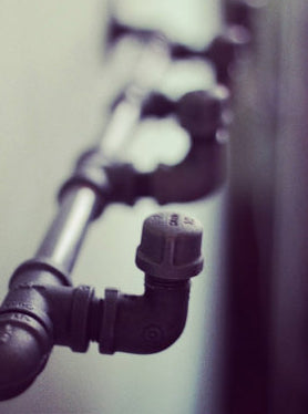 Industrial coat rack