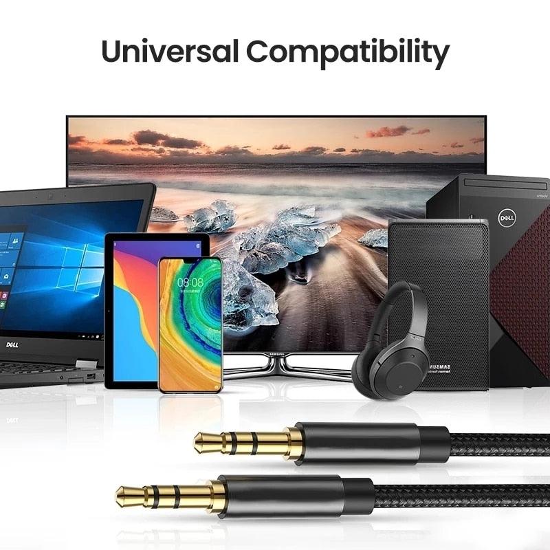 HiFi 3.5mm Elegant Audio Cable 3.5 MM Jack Speaker Cable For JBL Headphones Car