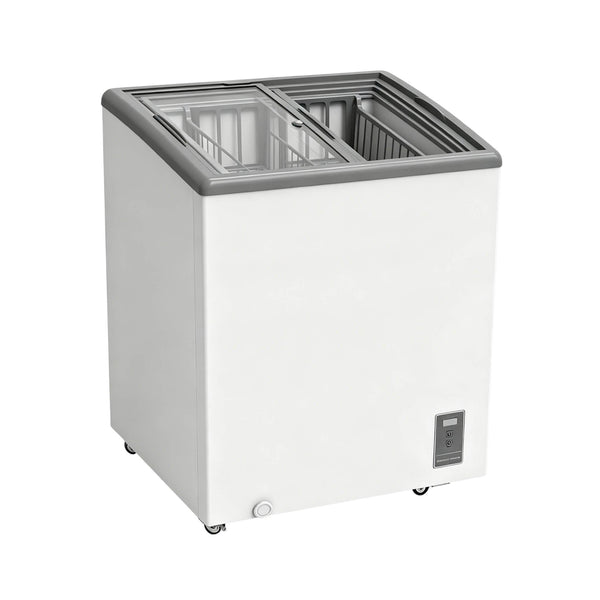High-Efficiency Commercial Display Chest Freezer With Sliding Glass Door (SAK53174)