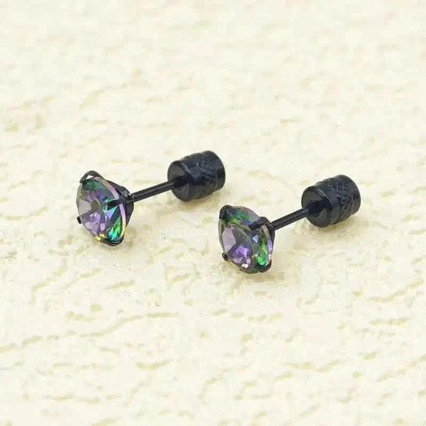High-End Synthetic Zirconia Earrings