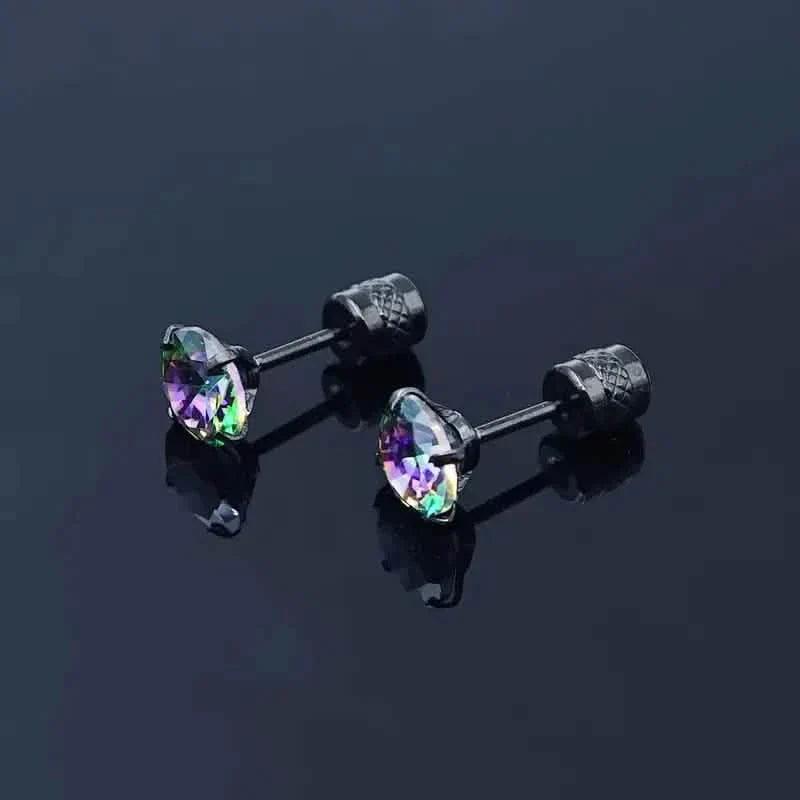 High-End Synthetic Zirconia Earrings
