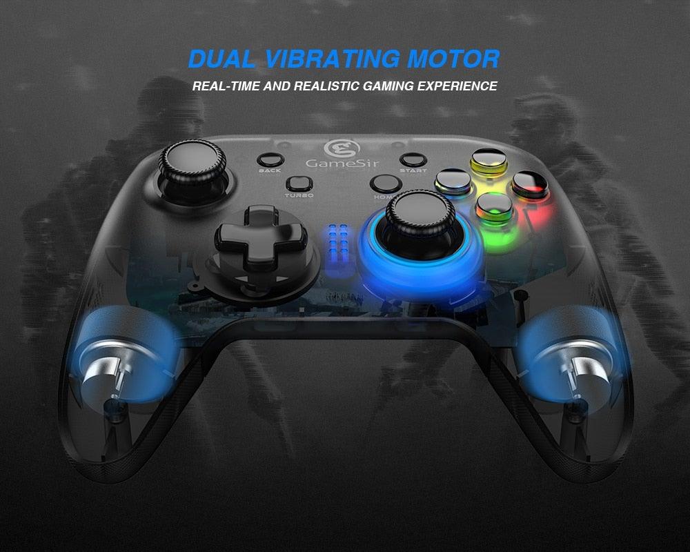 High Performance USB Wired Joystick Gamepad Controller Along With Vibration And Turbo Function Compatible With PC Laptop Monitor Tablet