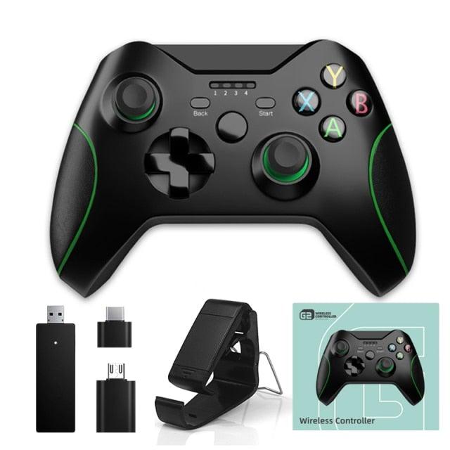 High Quality Black 2.4GHz Wireless Joystick Gamepad Controller Compatible With PC Monitor Laptop