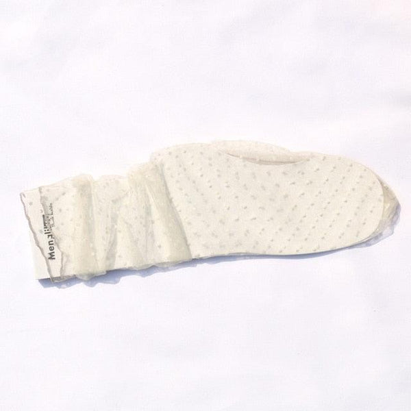 High Quality Lace Socks Women Transparent Mesh Ankle Socks Ladies Ultra-Thin Princess Tulle Socks For Women
