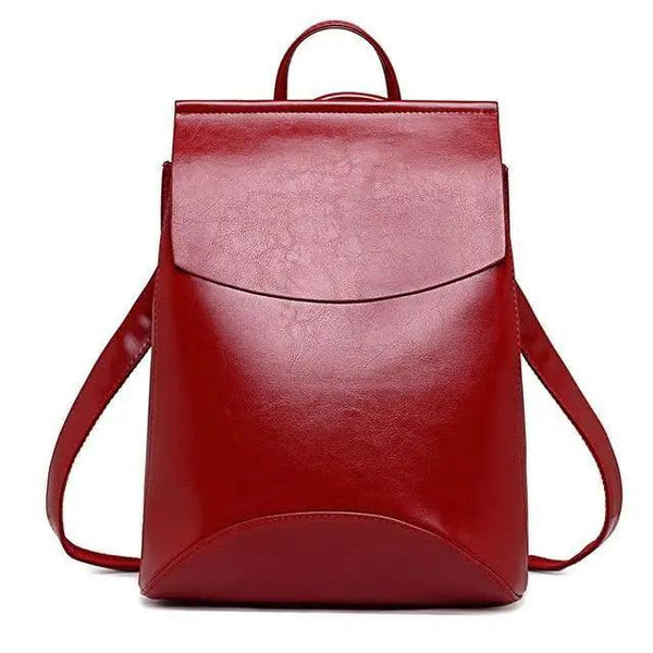 High Quality Leather Backpacks For Fashionable Women And Teenage Girls Large Capacity Shoulder Bagpack