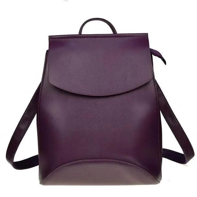 High Quality Leather Backpacks For Fashionable Women And Teenage Girls Large Capacity Shoulder Bagpack