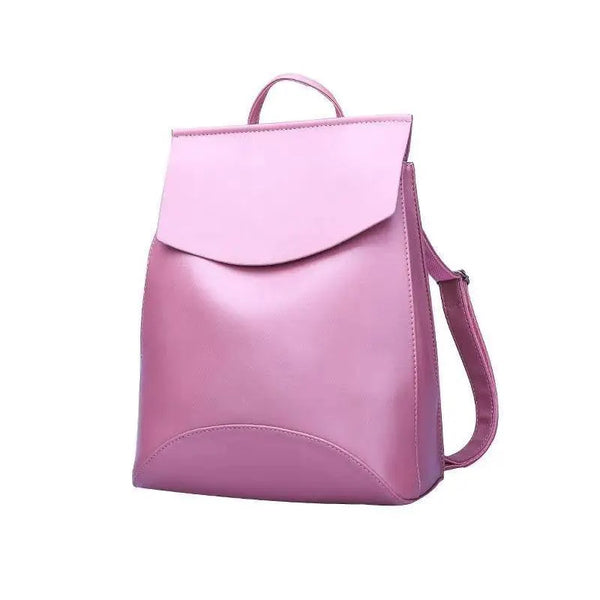 High Quality Leather Backpacks For Fashionable Women And Teenage Girls Large Capacity Shoulder Bagpack