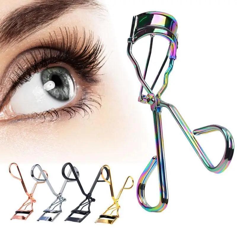 High Quality Portable Colorful Eyelashes Curler -  Long Lasting Professional Non-slip Manual Lash Curler