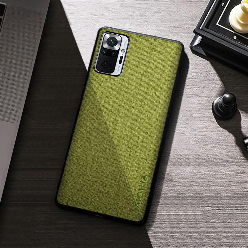 High Quality Shockproof Anti fingerprint  Silicone Case For Xiaomi Redmi Note 10C 10 Pro Max 10T 10S Lite 4G 5G Premium Cloth Texture Simple Cover For Redmi Note 10 Pro Max Case