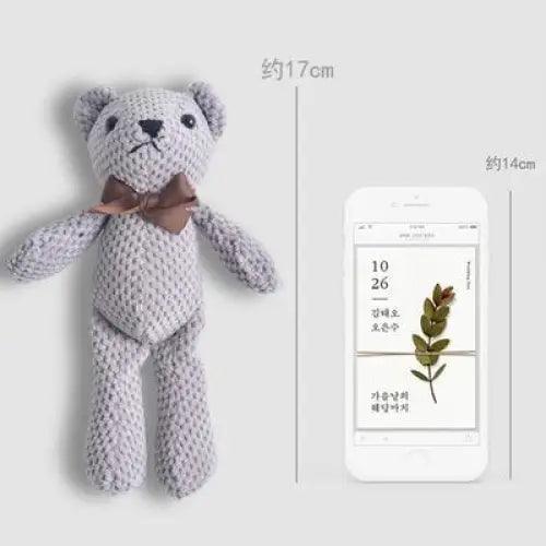 High Quality Soft 18-20CM Teddy Bear Stuffed Plush Toys Cute Dress Rabbit Pendant Dolls Gifts Birthday Wedding Party Decor