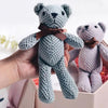 High Quality Soft 18-20CM Teddy Bear Stuffed Plush Toys Cute Dress Rabbit Pendant Dolls Gifts Birthday Wedding Party Decor