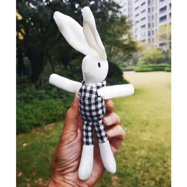 High Quality Soft 18-20CM Teddy Bear Stuffed Plush Toys Cute Dress Rabbit Pendant Dolls Gifts Birthday Wedding Party Decor