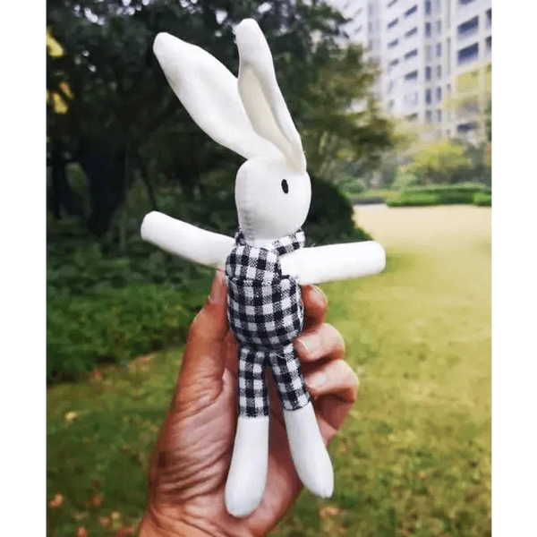 High Quality Soft 18-20CM Teddy Bear Stuffed Plush Toys Cute Dress Rabbit Pendant Dolls Gifts Birthday Wedding Party Decor