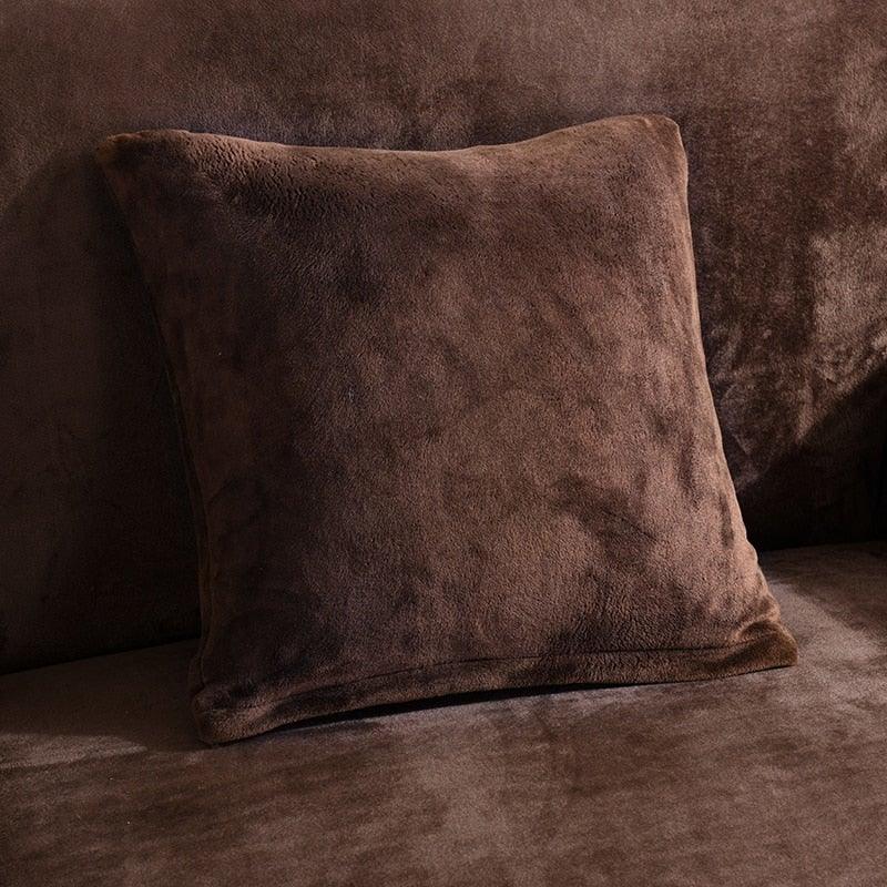 High Quality Velvet Plush Sofa Cover for Living Room Sectional Couch Cover Elastic Case Sofa Slipcover Stretch 1/2/3/4 Seater Velvet Sofa Couch Furniture Protector Soft Anti-Slip High Stretch