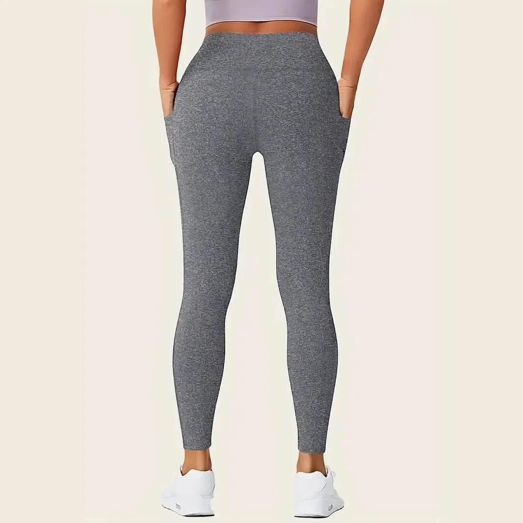 High Rise Butt Lifting Seamless Leggings with Phone Pockets