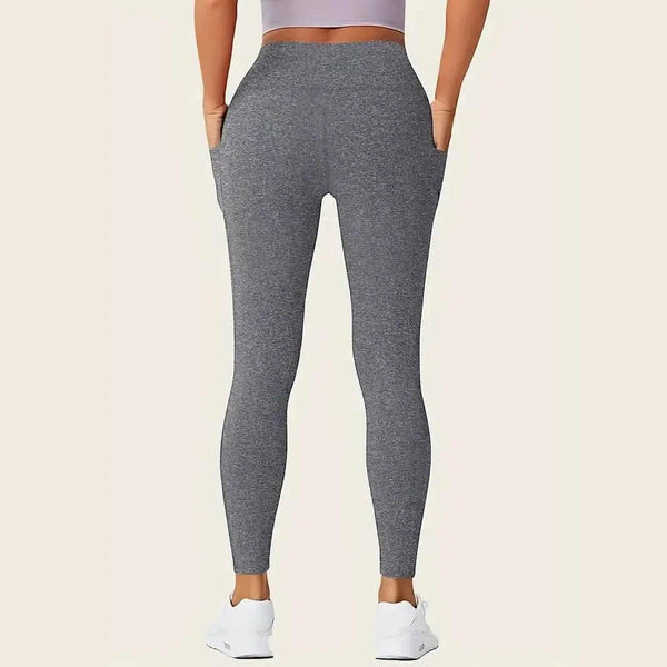 High Rise Butt Lifting Seamless Leggings with Phone Pockets
