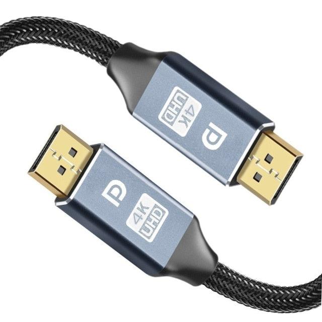 High Speed Display Port TV Cable Audio 8K Video Cable Compatible For PC And Laptop Portable Projector DP1.2 DP1.4 Lightweight Cable
