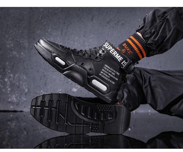 High Top Red Bottom Trend Sneakers For Men Hip Hop Casual Men's Sport High Quality Sneakers Breathable Lightweight Red Basketball Luxury Fashion Running Sneakers