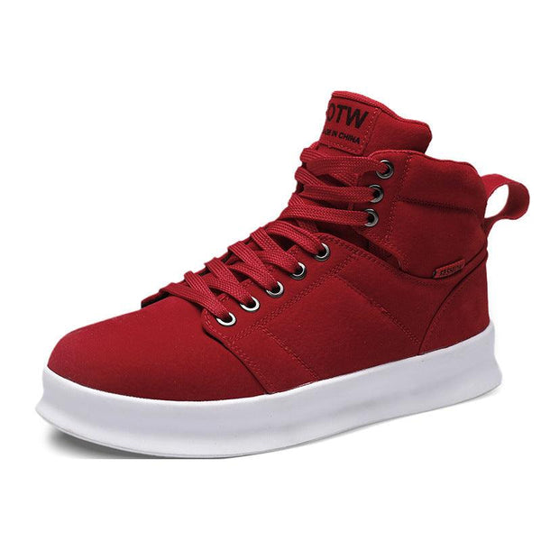 High top suede board shoes Air Force thick sole breathable sports student casual workwear shoes men