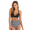 High Waist bikini Set Two Piece Bath Suit Athletic V Neck Swimwear Vintage Halter Swimming Suits Halter Bathing Suit Woman Swimsuit Female Plus Size Bikini Floral Print Swimwear Women New