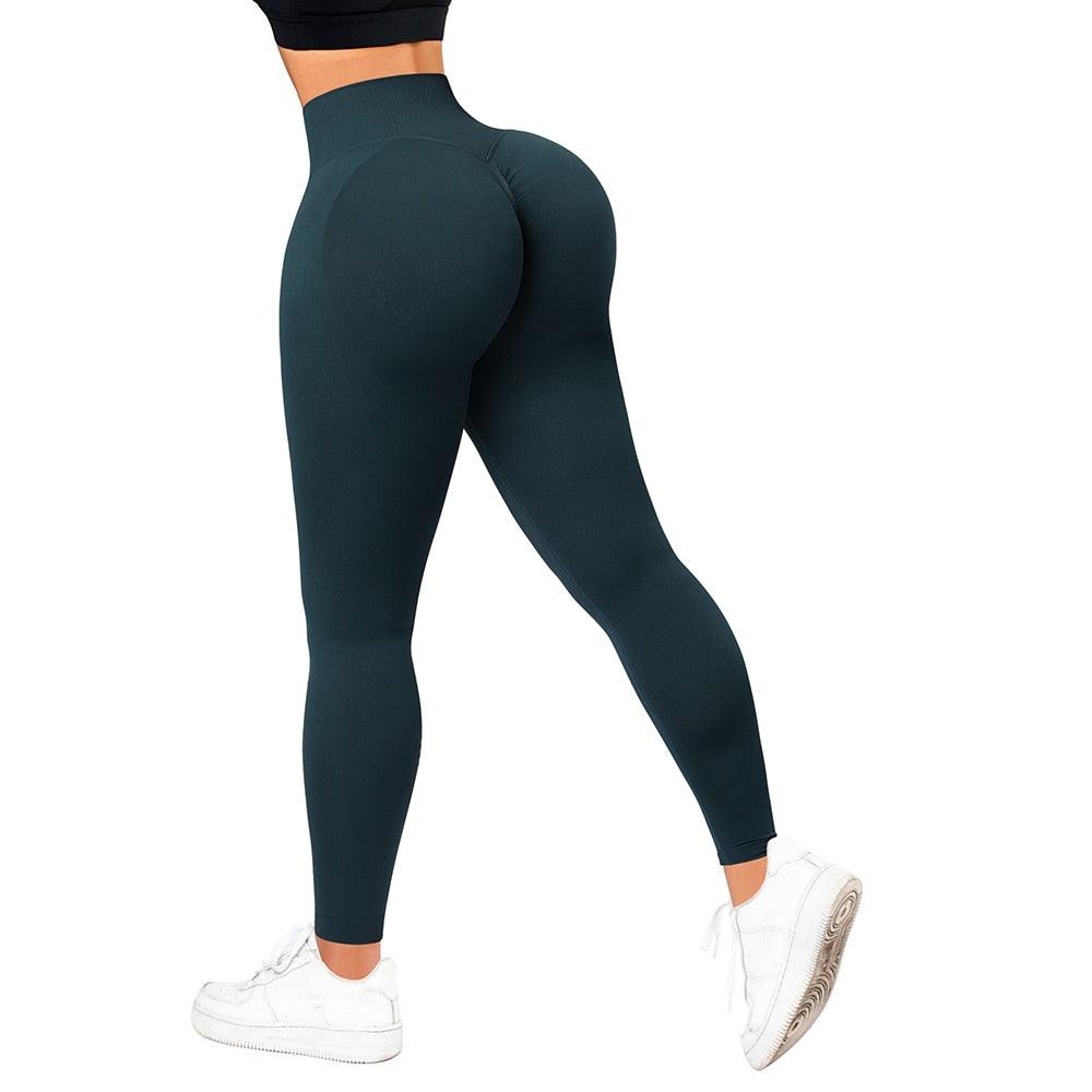 High Waist Seamless Leggings Women Push Up Leggings Women Seamless Lifting Leggings High Waist Workout Yoga Pants Sport Women Fitness Running Yoga Pants Elegant Elastic Leggings For Fitness Figure Enhancing Athletic Leggings
