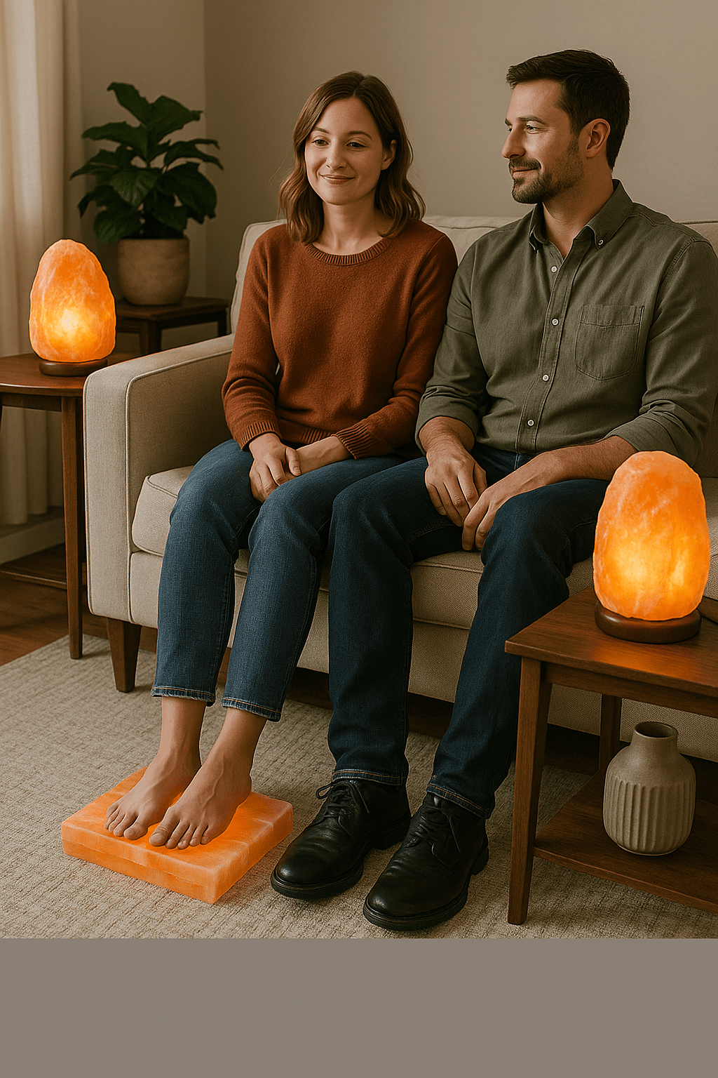Himalayan Salt Lamp  60-70 lbs