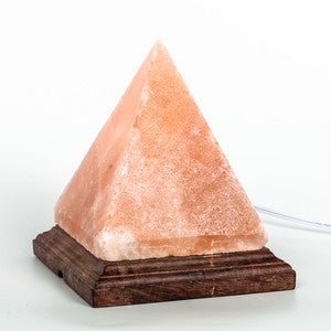 Himalayan Salt Lamp     Pyramid Shape Large Black Tai Salt Co.