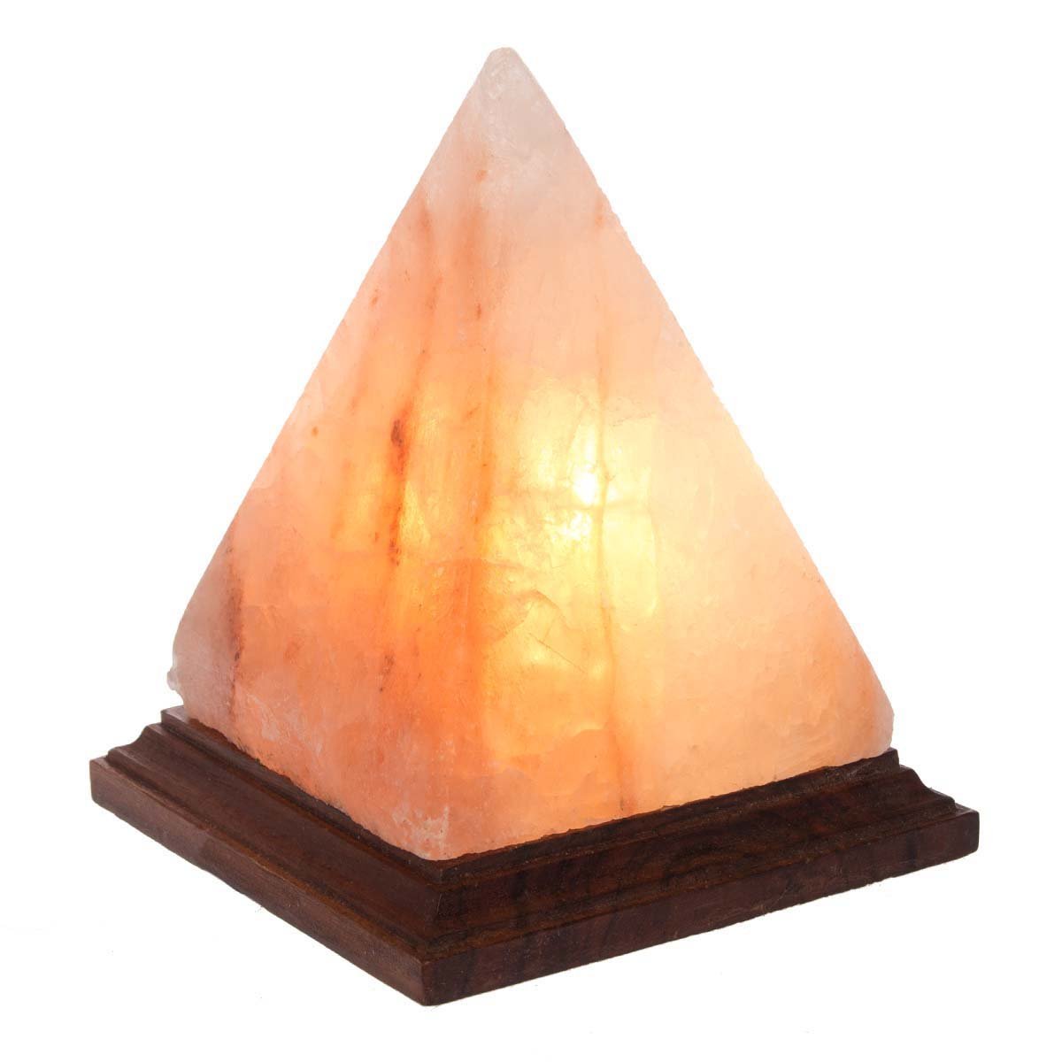 Himalayan Salt Lamp     Pyramid Shape Large Black Tai Salt Co.