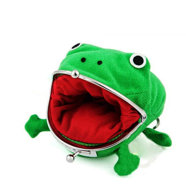 Hokage Ninjia Naruto Frog Coin Purse Cosplay Props Frog Wallet Anime Cartoon Manga Flannel Coin holder Cute Animal