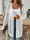 Hollow woven sweater without buttons air-conditioned sweater casual jacket