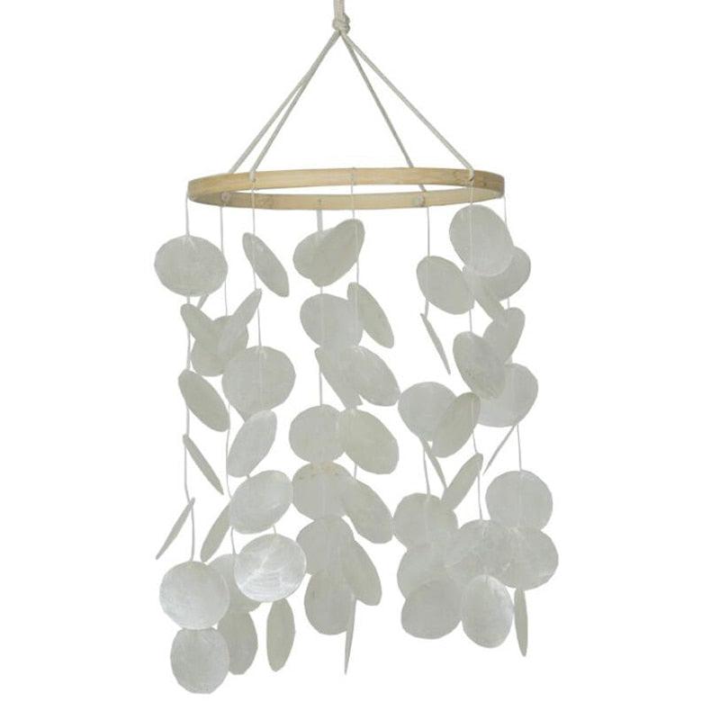 Home Shell Wind Chime Room Decoration Korean Decor Chimes Nordic Style Home Office Kids Room Nursery Decor Hanging Scandinavian Style Wind Chimes Wall Decor