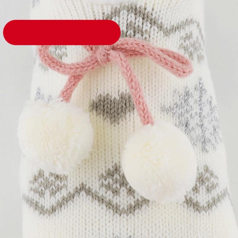 Home Socks Slippers Women Plush Warm Knit Slippers Lightweight Soft Comfortable Winter Slippers Women Indoor Slippers Winter Fuzzy Warm Cozy Fleece Lined Slipper Socks Non Slip Super Soft Thick Christmas Socks
