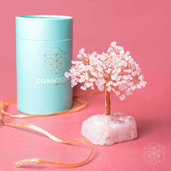 Home Sweet Home - Feng Shui Rose Quartz Tree