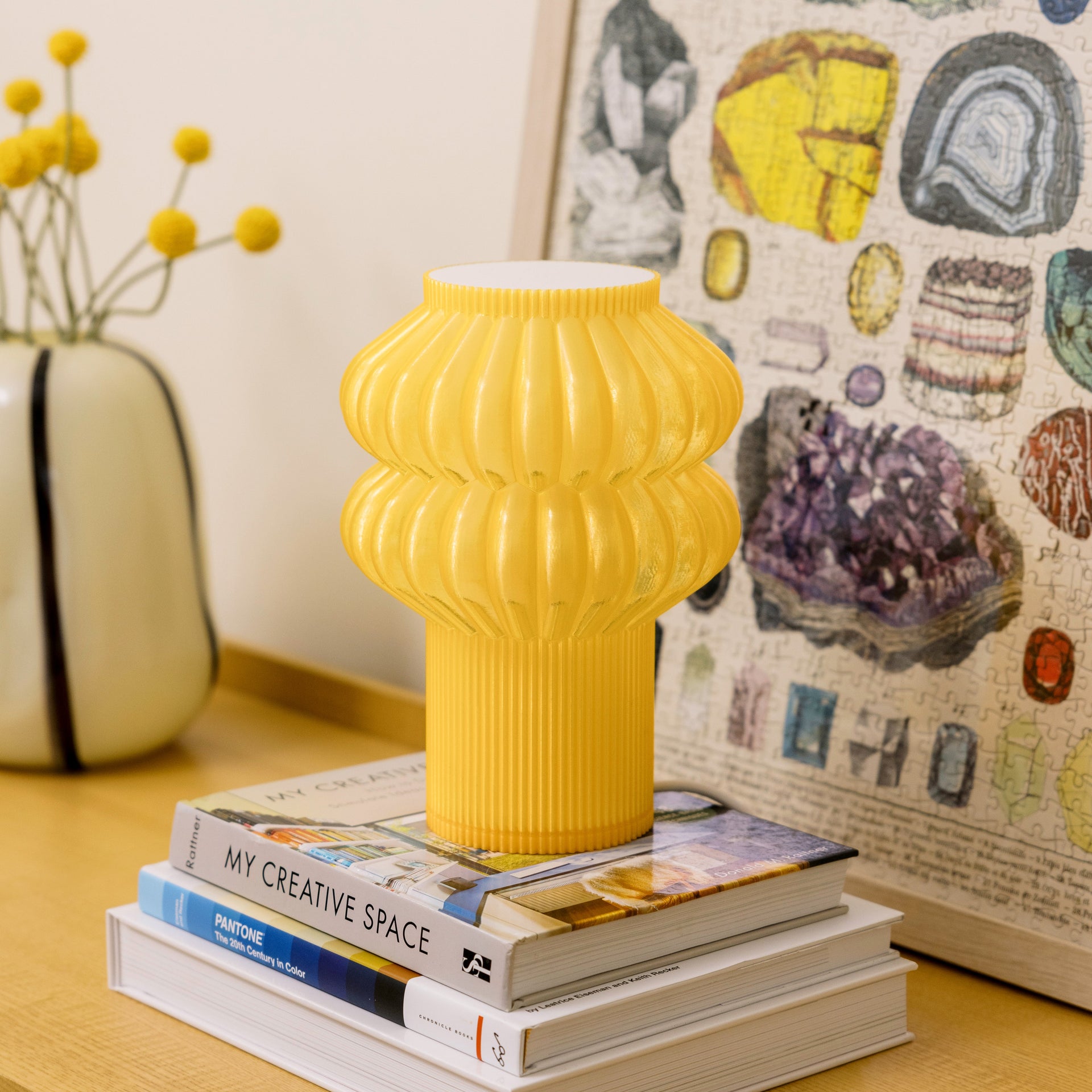 Oppi Table Lamp - Honey Terra Labs
