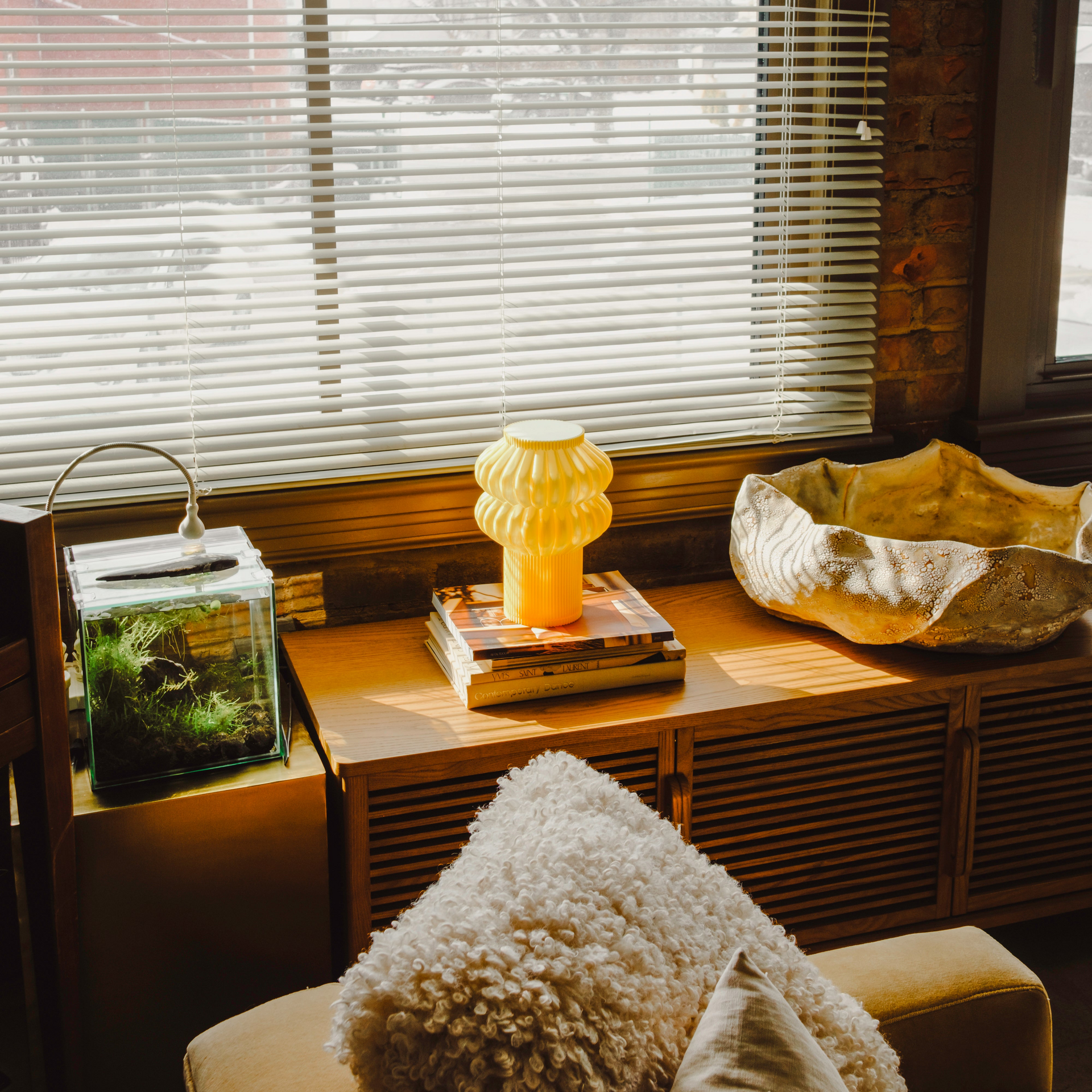 Oppi Table Lamp - Honey Terra Labs