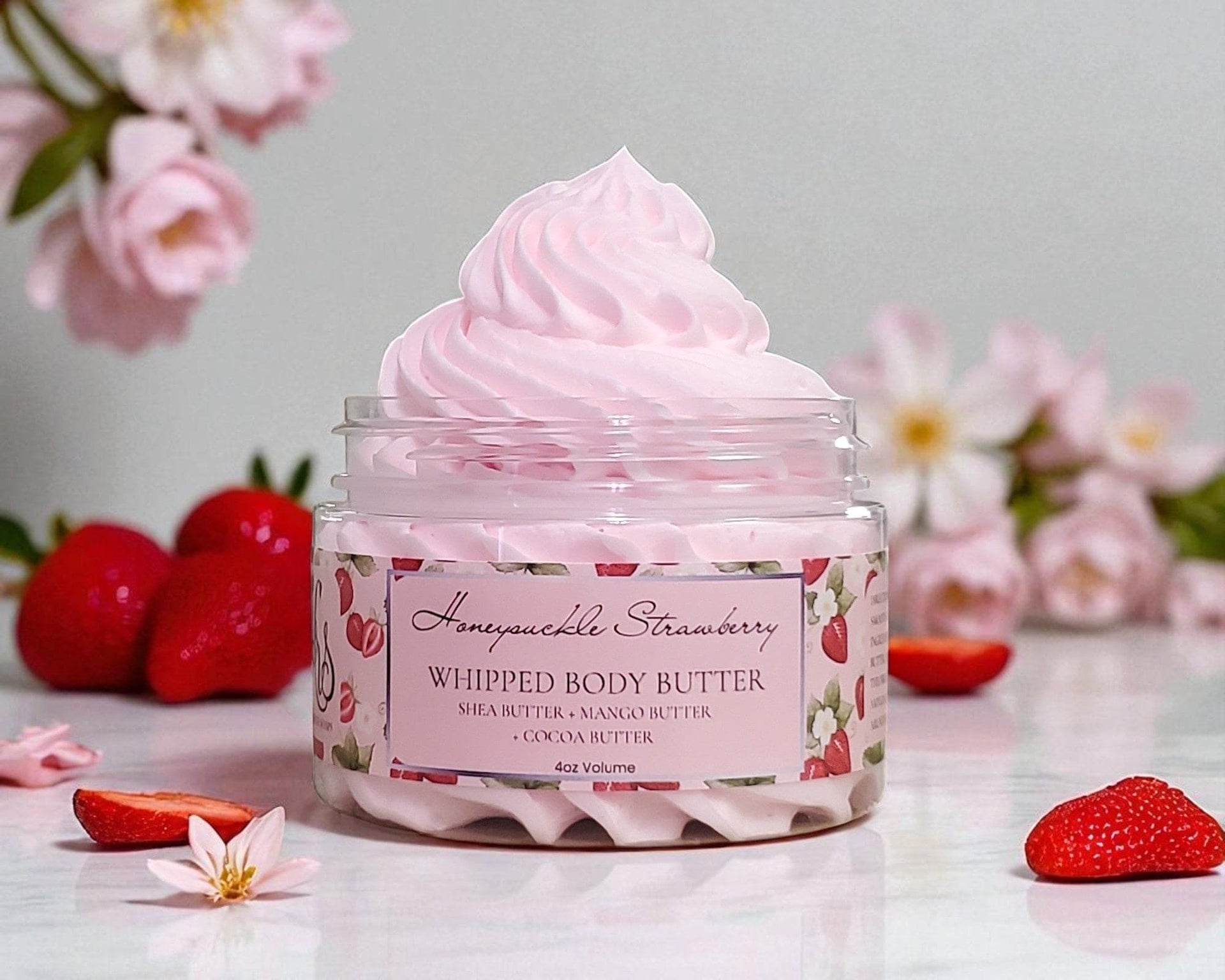 Honeysuckle Strawberry Whipped Body Butter