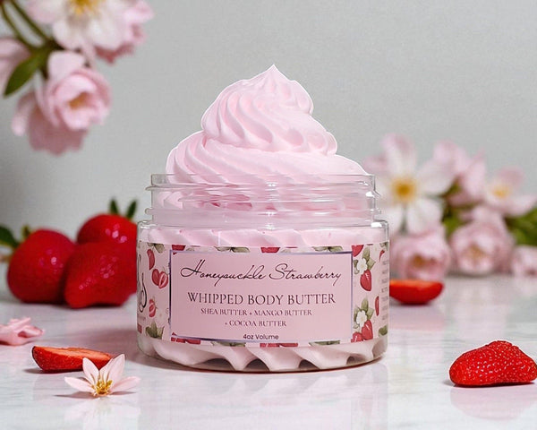 Honeysuckle Strawberry Whipped Body Butter