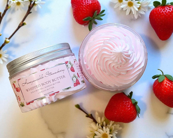 Honeysuckle Strawberry Whipped Body Butter