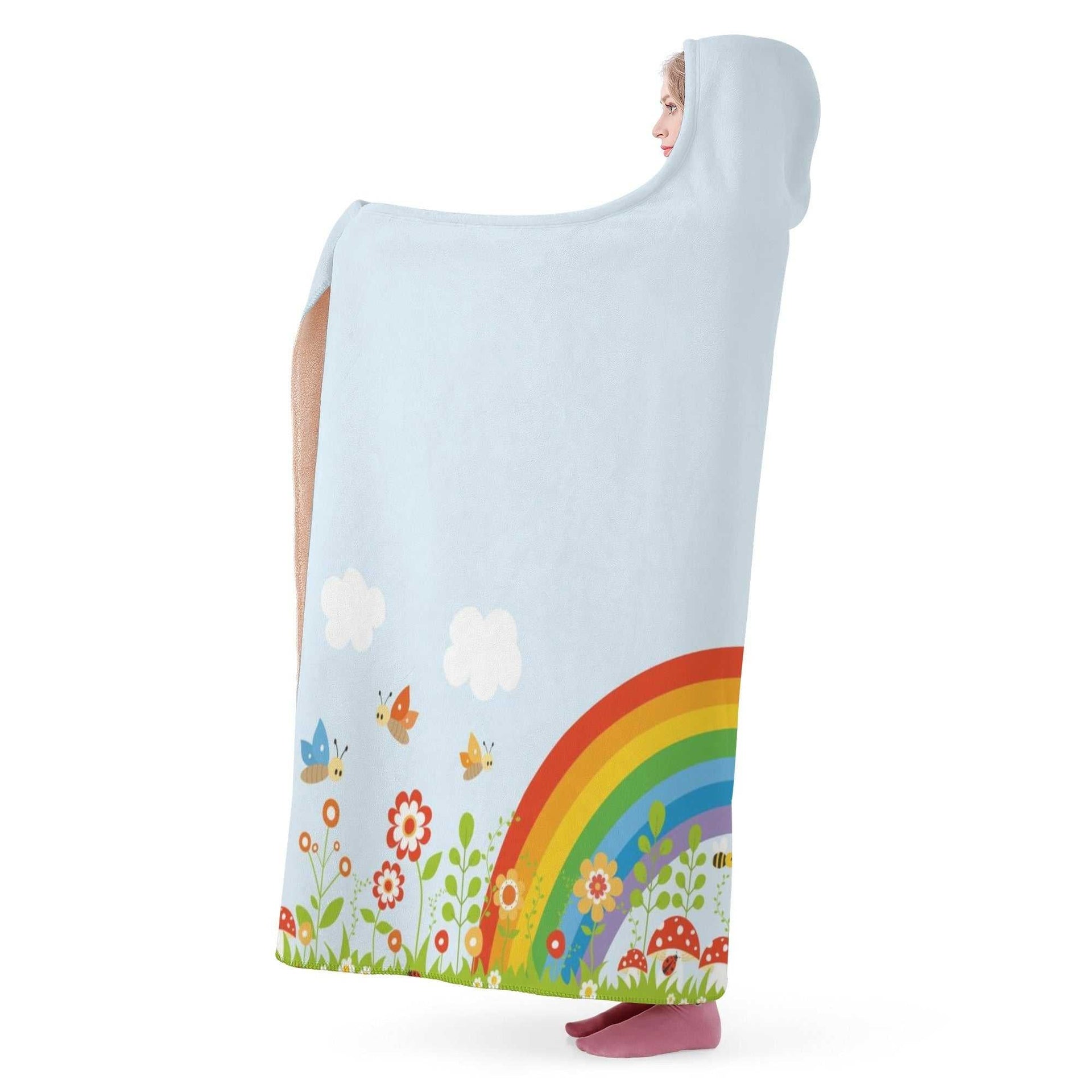 Hooded Blanket - Rainbow