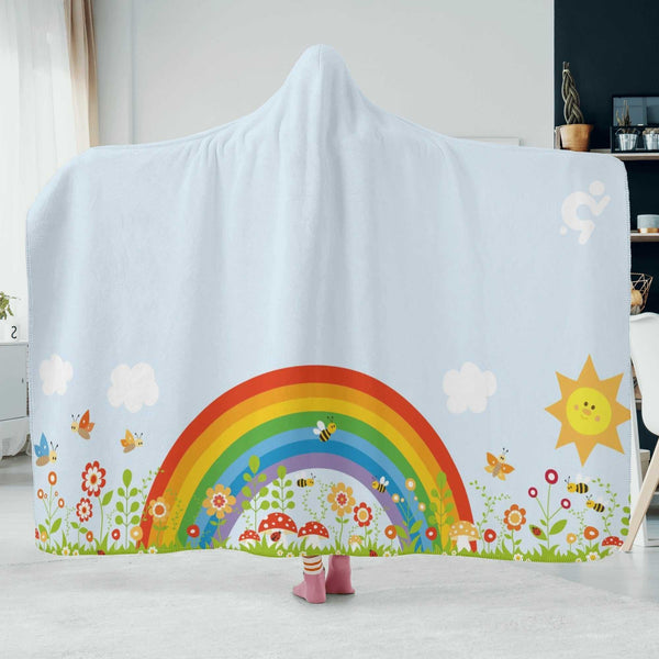 Hooded Blanket - Rainbow
