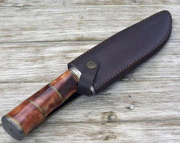 Horizon Bowie Knife with Bone Handle - Gifts for You 'n Me