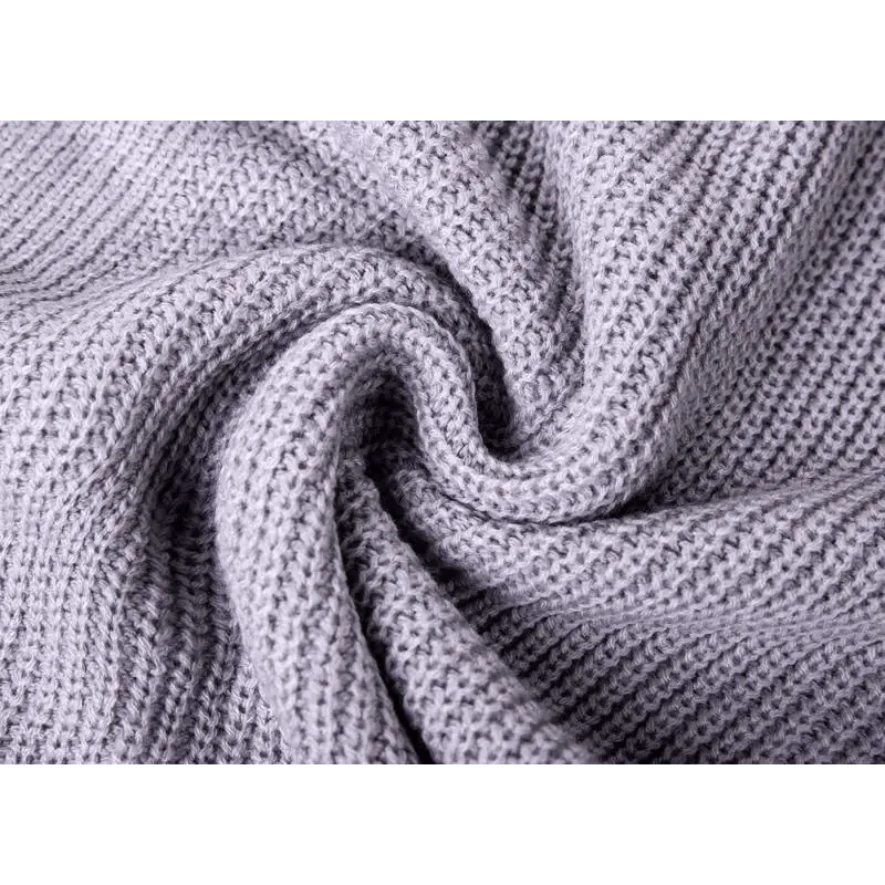 Hot Look Stylish Women's Knitted Cardigans Sweater Fashionable Autumn Long Sleeve Loose Coat Casual Button Thick V Neck Solid Female Tops