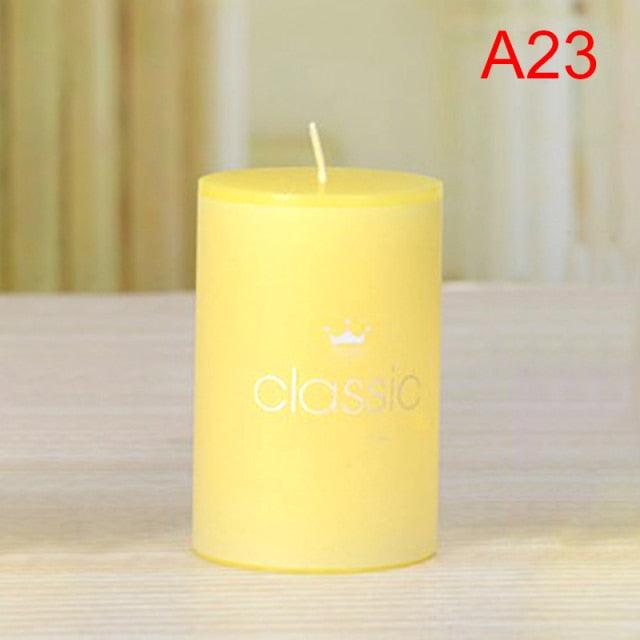 Scented Candle Candles For Home Scented 100 Hour Long Lasting Aromatherapy Candle Highly Scented & Soy Jar Candle Gift Lavender Classic Cylindrical Birthday Romantic Small Candle Wedding Western Food Candlestick Column Wax