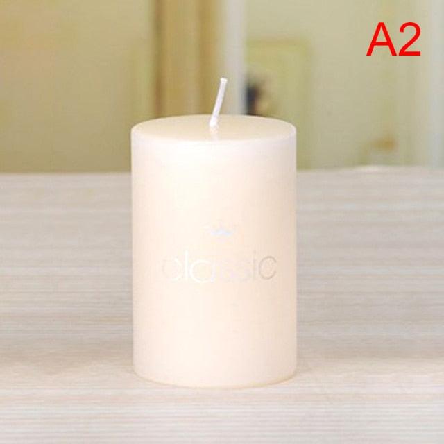 Scented Candle Candles For Home Scented 100 Hour Long Lasting Aromatherapy Candle Highly Scented & Soy Jar Candle Gift Lavender Classic Cylindrical Birthday Romantic Small Candle Wedding Western Food Candlestick Column Wax